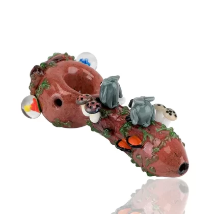 Empire Glassworks Hooties Forest Small Spoon Pipe – 4.5in