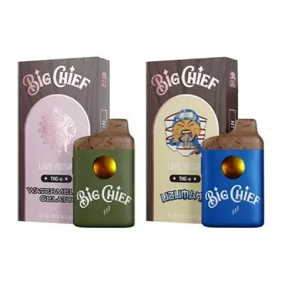 Big Chief Live Resin THC-a Disposable Vape 3G