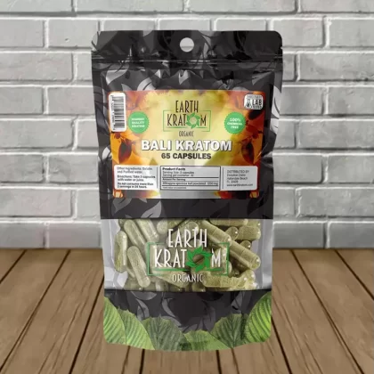 Earth Kratom Bali Kratom Capsules