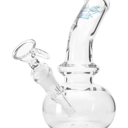Glowfly Glass 10″ Bent Neck Bong