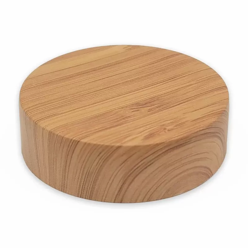 eBottles Faux Wood Child-Resistant Smooth-Sided Cap | 53 mm