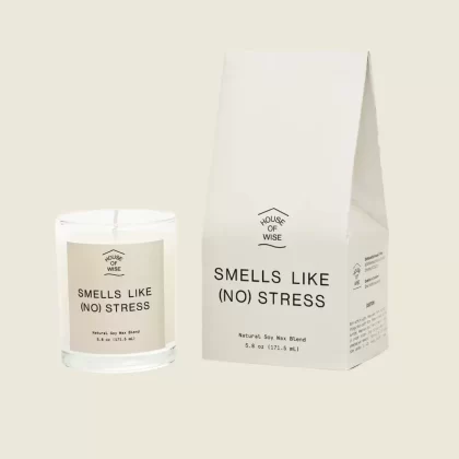 House of Wise Smells Like (NO) Stress Candle (5.8oz)