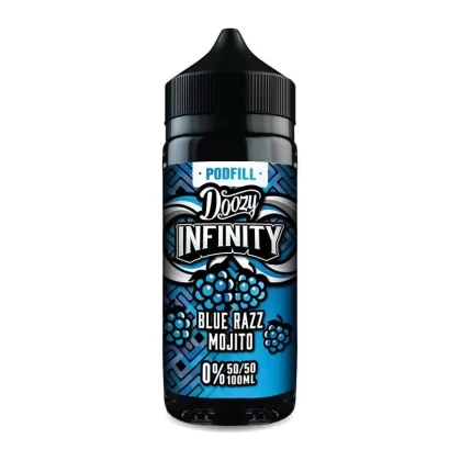 Blue Razz Mojito By Doozy Infinity Podfill 100ml Shortfill 50/50