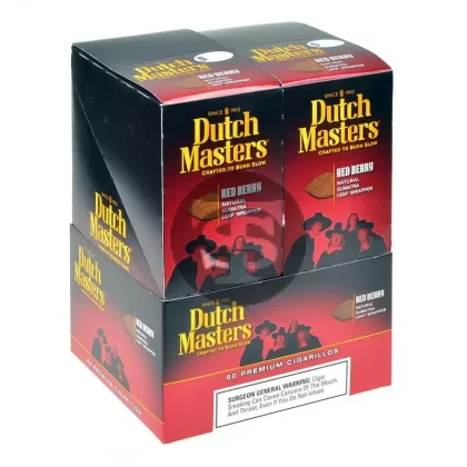 Dutch Masters Cigarillos Red Berry 20 Pouches of 3