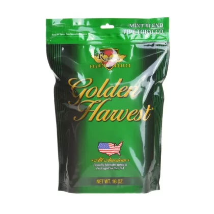 Golden Harvest Mint Blend Pipe Tobacco Bag