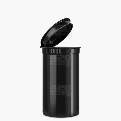 Child Resistant | Opaque Black Pop PCR Bottles