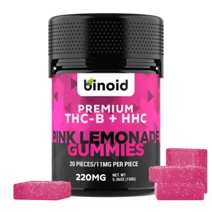 THC-B + HHC Gummies – Pink Lemonade (RELEASE )