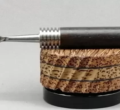 Dabber in Lead Wood w/ Ti Finned Ends by PhattPiggie
