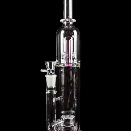 Cherry Bomb Domed Straight Tube with Colored Accents