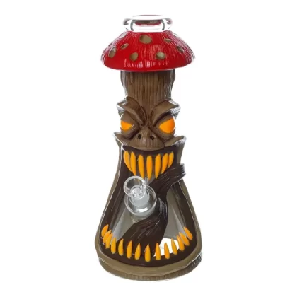 Brown Shroom Monster Bong – 13in