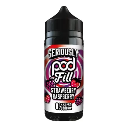 Strawberry Raspberry By Seriously Pod Fill 100ml Shortfill