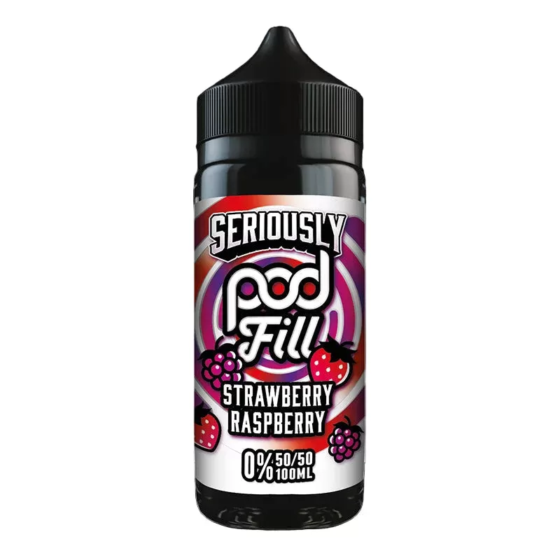 Strawberry Raspberry By Seriously Pod Fill 100ml Shortfill