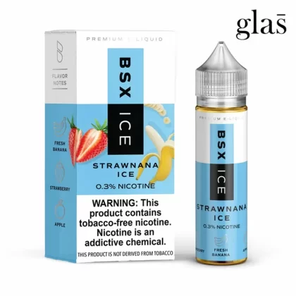 Strawnana Ice by Glas Basix 60ml