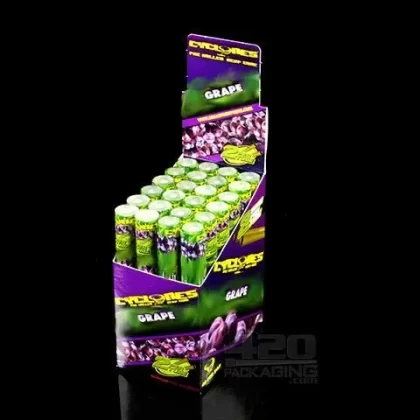 Cyclones Grape Flavored Hemp Cones 24/Box