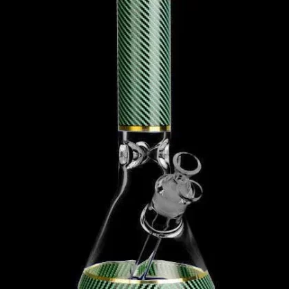 “Huffy” Pattern Beaker Water Bong