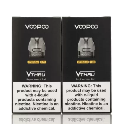 Vmate/Vthru replacement XL pods By Voopoo 2 Pack 1.2ohm