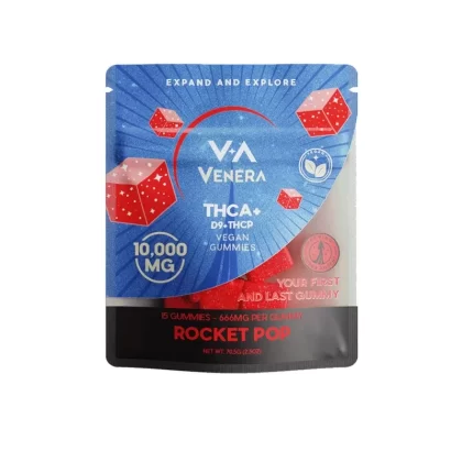 Venera THC-A Rocket Pop Gummies – 10,000mg
