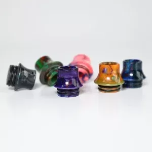 810 Universal Colorful Resin Vape Drip Tips for Better Vaping — Random