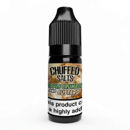 Apple Crumble and Custard By Chuffed Salts 10ml 20mg (out of date)