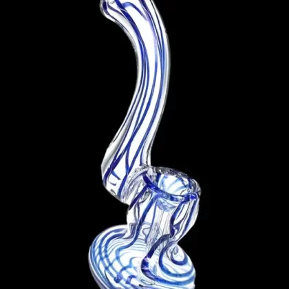The “Candycane” Rasta Striped Mini Bubbler