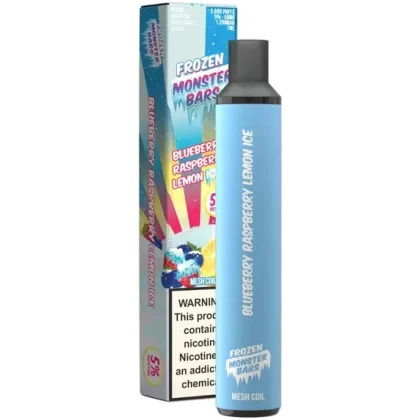 Monster Bars Disposable 5% [3500 puffs] – Blueberry Raspberry Lemon