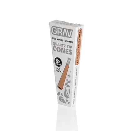 Grav Quartz Tip Cones (Natural)