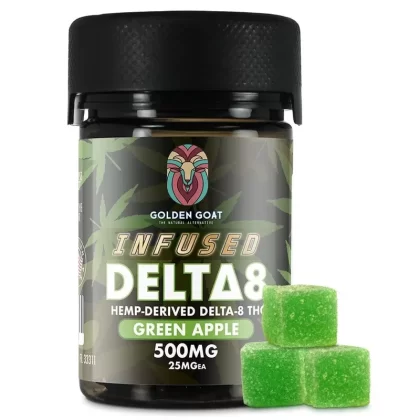 Golden Goat Delta 8 Gummies – 500mg