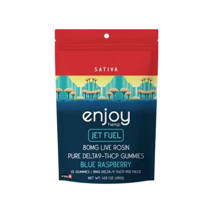 Enjoy Hemp 80mg Live Rosin Pure THCP Gummies (Jet Fuel) –