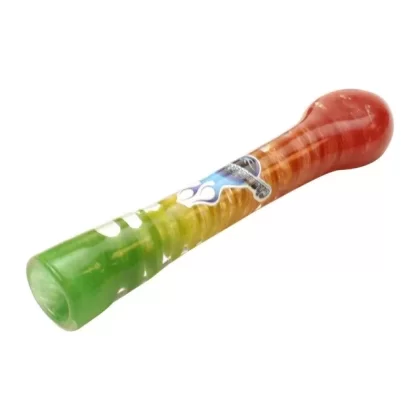 Chameleon Glass Reggae Twist Chillum Pipe