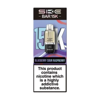 SKE Bar 15K Refill Pod Blueberry Sour Raspberry