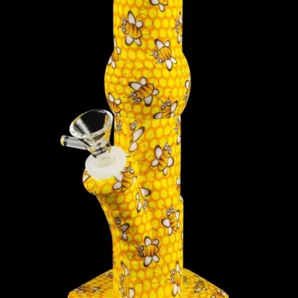 BONGS USA Honey Bee Silicone Water Pipe