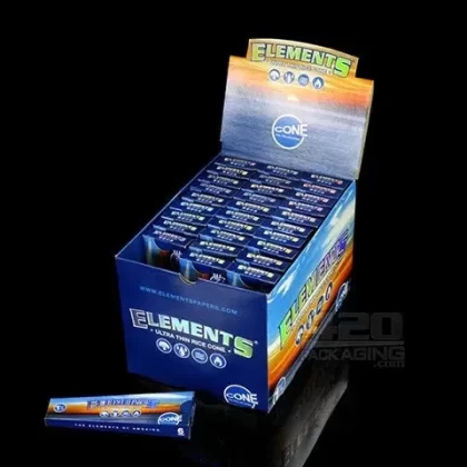 ELEMENTS | ‘Retail Display’ Ultra Thin Pre-Rolled Rice Cones