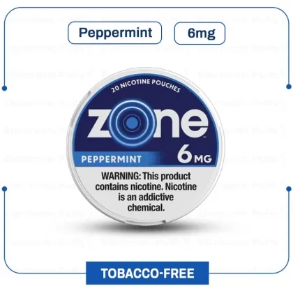 Buy zone Peppermint 6MG Nicotine Pouches Online