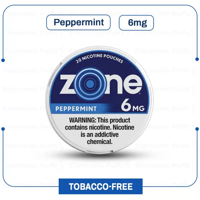 Buy zone Peppermint 6MG Nicotine Pouches Online