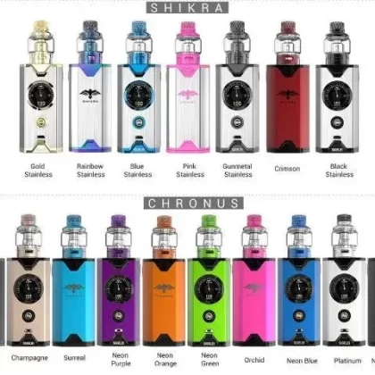 Sigelei Chronus 200W Vape Kit – 2 18650 Batteries