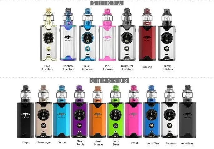 Sigelei Chronus 200W Vape Kit – 2 18650 Batteries