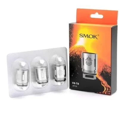SMOK V8 T8 Coils – Octuple Core 0.15Ω (Pack of 3)