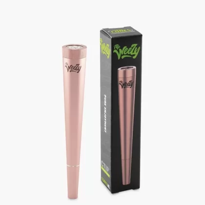 CTIP | Weezy Smoking Pipe | 4in Long – Aluminum – Rose Gold