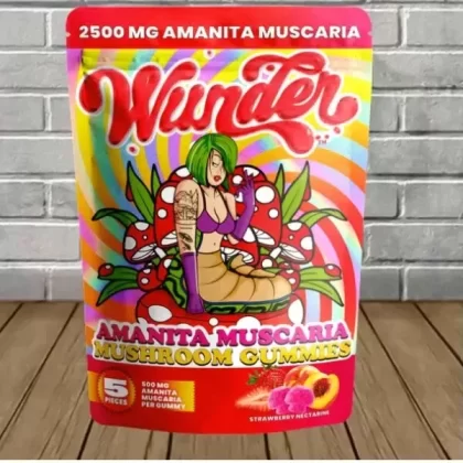 Wunder Amanita Muscaria Mushroom Gummies 2500mg