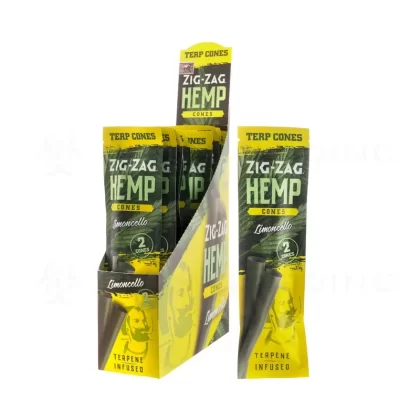 Zig-Zag® | Terp Cones 2-Pack | 104mm – Limoncello – 15 Count