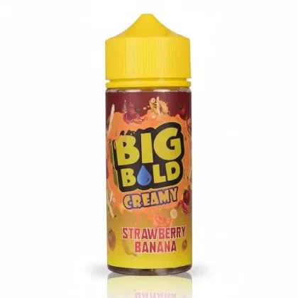 Strawberry Banana By Big Bold Creamy 100ml Shortfill (out of date)