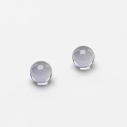 Ruby Pearl Co – Clear Sapphire Pearls 2pack : 6mm