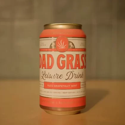 Dad Grass THC Drink – Yuzu Grapefruit Mint