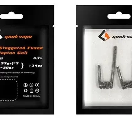 Geekvape Staple Staggered Fused Clapton Coils 2 Pack