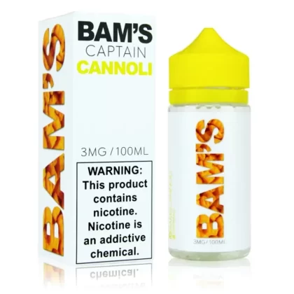 Captain Cannoli by Bam’s E-Liquid – 100ml