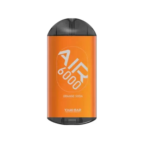 Yami Bar Air 6000 Disposable 6000 Puffs – Orange Soda