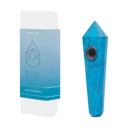 Gemstone Jewel Pipe – Blue Turquoise