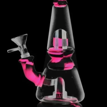 Silicone Dual Chamber Modular Glass Bong