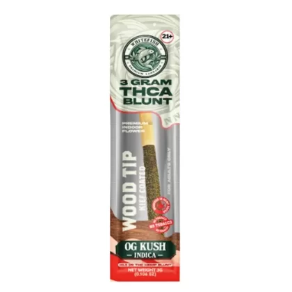 White Fish Wood Tip THC-A Blunt – 3g
