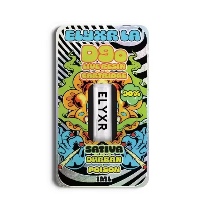Elyxr D9o Live Resin 90% Cartridge 1 Gram (1000mg)